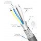 Cable Blindado Multiconductor Mylar+ Malla + Dren ARSA 3x20 AWG venta x m